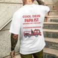 Children's Egal Wie Cool Dein Papa Meiner Ist Fireman T-Shirt mit Rückendruck Geschenke für Ihn