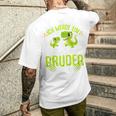 Children's Ich Werde Ein Große Bruder 2024 Dinosaur Dino T-Shirt mit Rückendruck Geschenke für Ihn