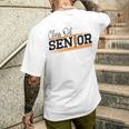 Class Of 2024 Seniors High School College Student Graduation Men's T-shirt Back Print Gifts for Him