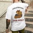 Coolster Papa Der Weltater Outfitatertag Bester Papa T-Shirt mit Rückendruck Geschenke für Ihn