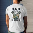 Dad To The Bone Fathers Day Top Mens Back Print T-shirt Gifts for Him