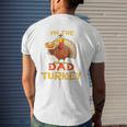 Dad Turkey Matching Family Group Thanksgiving Party Pajama Mens Back Print T-shirt Gifts for Him