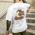 Der Starke Bär Papaatertag Männertag Bärater Papa Raglan T-Shirt mit Rückendruck Geschenke für Ihn