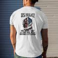 DonMess With Old People We Didn T Get This Age V2 Mens Back Print T-shirt Gifts for Him