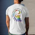 Dream Without Fear Love Without Limits Rainbow Elephant Lgbt World Pride Shirt Mens Back Print T-shirt Gifts for Him