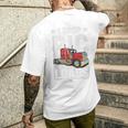 I Drop Big Loads Semi Truck Driver Trucking Truckers Men's T-shirt Back Print Gifts for Him