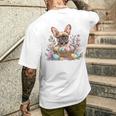 Easter French Bulldog Cool Easter Happy Easter Men's T-shirt Back Print Gifts for Him