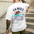Family Florida Vacation 2024 Matching Group Family Men's T-shirt Back Print Gifts for Him