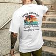 Family Vacation 2024 Vintage Florida Key Largo Beach Men's T-shirt Back Print Gifts for Him