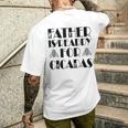 Father Is Ready For Cicada Father's Day Men's T-shirt Back Print Gifts for Him