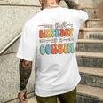 My First Birthday As A Cousin Vintage Groovy Father's Day Men's T-shirt Back Print Gifts for Him