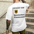 Gesucht Vom Finanzamt Lustiges Kurzärmliges Herren-T-Kurzärmliges Herren-T-Shirt zur Steuerhinterziehung Geschenke für Ihn