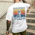 Golden Dad Vintage Golden Retriever Dad T-Shirt mit Rückendruck Geschenke für Ihn
