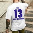 Greece Sauf Legend Legend Legdis Son Name T-Shirt mit Rückendruck Geschenke für Ihn