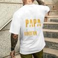 Herren Papaater Tochter Sohn Spruch Lustig Witzig Fun Geschenk Raglan T-Shirt mit Rückendruck Geschenke für Ihn