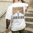 Howdy Cojo Johnson Western Style Team Johnson Family Reunion Men's T-shirt Back Print Gifts for Him