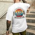 Ich Bin Der Papa Papa Familie T-Shirt mit Rückendruck Geschenke für Ihn