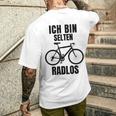 Ich Bin Rten Radlos I'm Rare Radlos T-Shirt mit Rückendruck Geschenke für Ihn