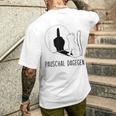 Ich Muss Gar Nix Cat Pauschal Daggen T-Shirt mit Rückendruck Geschenke für Ihn