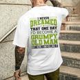 I'd Become A Grumpy Old Motor Guys Rule Men's T-shirt Back Print Funny Gifts