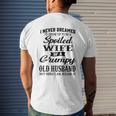 Id Grow Up To Be A Spoiled Wife Of A Grumpy Old Husband Mens Back Print T-shirt Gifts for Him