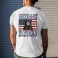 I'm A Dad Grandpa And A Veteran Flag Usa Father's Day Mens Back Print T-shirt Gifts for Him