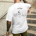 I'm Fine Like Hand Thumbs Up On Water Surface I'm Fine Men's T-shirt Back Print Gifts for Him