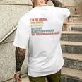 I'm The Liberal Pro Choice Outspoken Obstinate Headstrong Men's T-shirt Back Print Gifts for Him