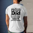 I'm A Proud Dad Of A Freaking Awesome Misty Personalized Custom Mens Back Print T-shirt Gifts for Him