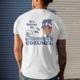 It's Better In Cozumel Mexico Vintage Beach Retro 80'S 70'S Mens Back Print T-shirt Gifts for Him