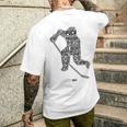 Jugador De Hockey Sobre Hielo Juvenil Niños Hombres Camiseta Hombre Estampado Espalda Regalos para él