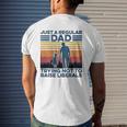 Just A Regular Dad Trying Not To Raise Liberals Fathers Day Mens Back Print T-shirt Gifts for Him