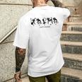 Karma Catersion Alphabet Katzenliebhaber Country Music T-Shirt mit Rückendruck Geschenke für Ihn