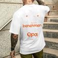 Kinder Ichersuche Mich Zu Benehmen Opa Children's Slogan T-Shirt mit Rückendruck Geschenke für Ihn