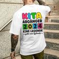 Kinder Kita Abgänger 2024 Schulkind Schule Letzter Tag Einschulung T-Shirt mit Rückendruck Geschenke für Ihn