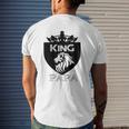 King Papa Dad King Mens Back Print T-shirt Gifts for Him
