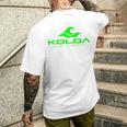 Koloa Surf Classic Wave Green Logo Men's T-shirt Back Print Gifts for Him