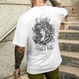 Medusa Greek Mythology Gorgon Pun Men's T-shirt Back Print Funny Gifts