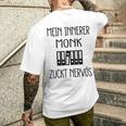 Mein Innerer Monk Zuckt Nervös T-Shirt mit Rückendruck Geschenke für Ihn