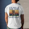Mens It's Not A Dad Bod It's A Father Figure Bear And Beer Lover Mens Back Print T-shirt Gifts for Him