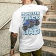 Monster Truck Papa Füräter Cooler Papa Lustiger Monstertruck T-Shirt mit Rückendruck Geschenke für Ihn