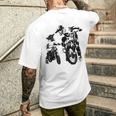 Motocross Motorcycle Wie Derater So Der Son T-Shirt mit Rückendruck Geschenke für Ihn