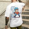 Niños Cumpleaños De Hockey Sobre Hielo Niño De 3 Años Tercer Cumpleaños Camiseta Hombre Estampado Espalda Regalos para él