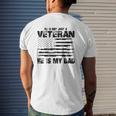 He Is Not Just A Veteran He Is My Dad Veterans Day Mens Back Print T-shirt Gifts for Him