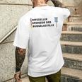 Offizieller Sponsor Der Bußgeldstelle S T-Shirt mit Rückendruck Geschenke für Ihn