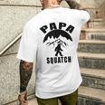 Papa Squatch Sasquatch Lustiges Kostüm T-Shirt mit Rückendruck Geschenke für Ihn