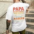 Papa Wir Habenersucht Das Perfekte Papa Undater Motiv T-Shirt mit Rückendruck Geschenke für Ihn