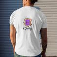 Peanut Butter And Jelly Costumes For Adults Food Fancy Mens Back Print T-shirt Gifts for Him