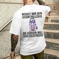 Ps5 Console Gamer Zocken Reichmir Den Controller Queen Going T-Shirt mit Rückendruck Geschenke für Ihn