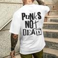 Punk Not Dead Vintage Grunge Punk Is Not Dead Rock T-Shirt mit Rückendruck Geschenke für Ihn